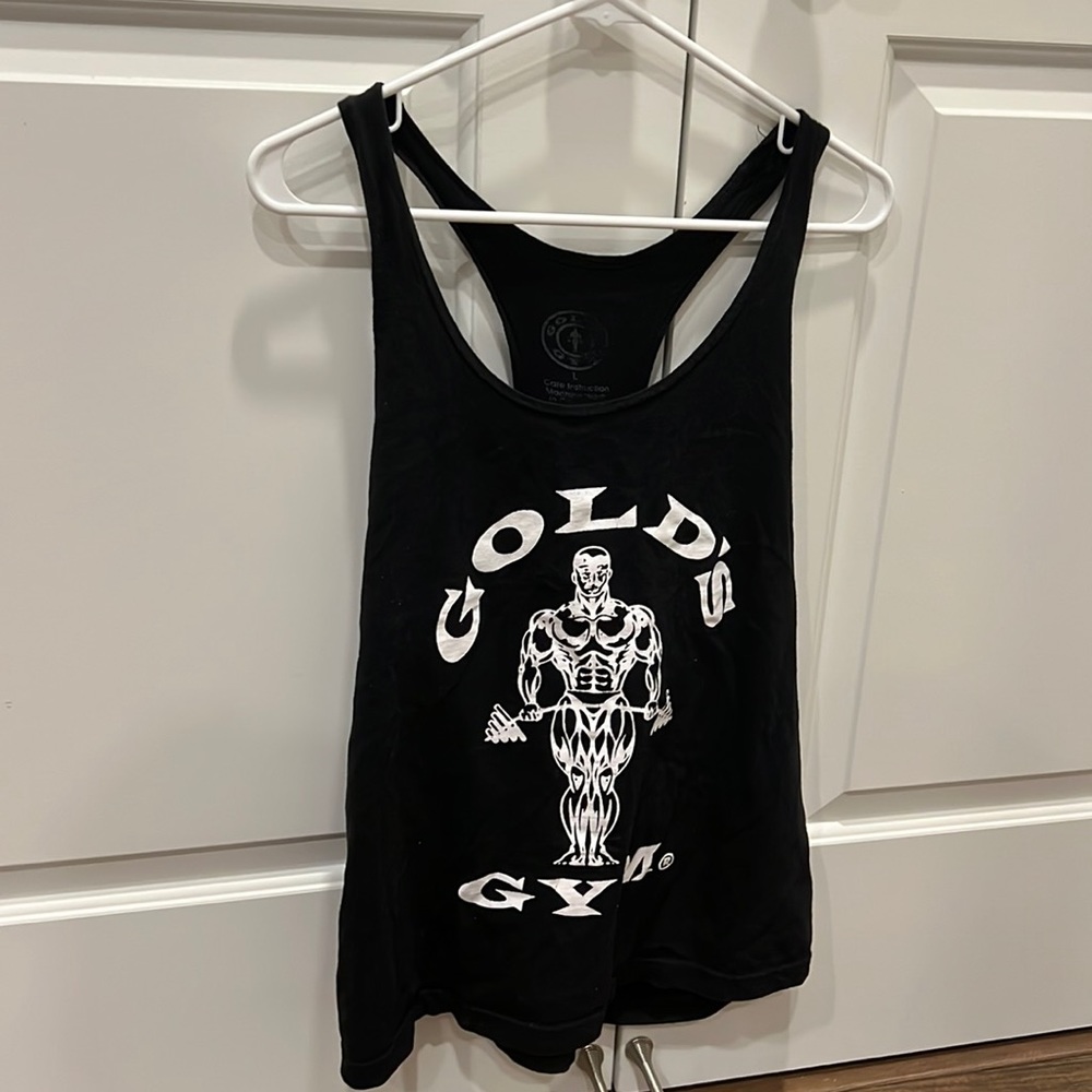 Golds Gym Stringer Black/White